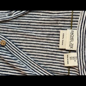 NWOT Rachel Zoe linen tank